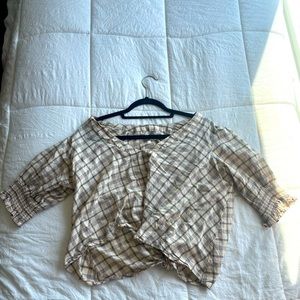 Urban Outfitters cropped flowy top, size M